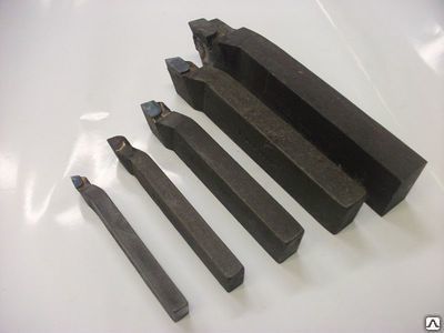 Резцы токарные проходные упорные изогнутые Т5К10, Т15К6, ВК8